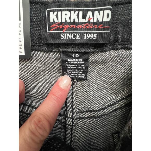 Women's Jeans, Kirkland, NWT, Size 10, Black - Picture 2 of 5
